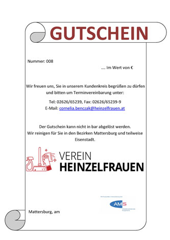 Gutschein-Heinzelfrauen